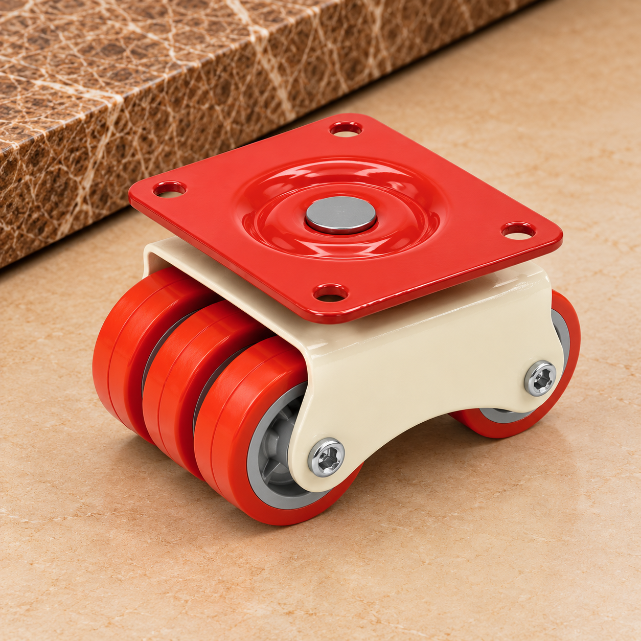 6 Wheel Orange Revolving